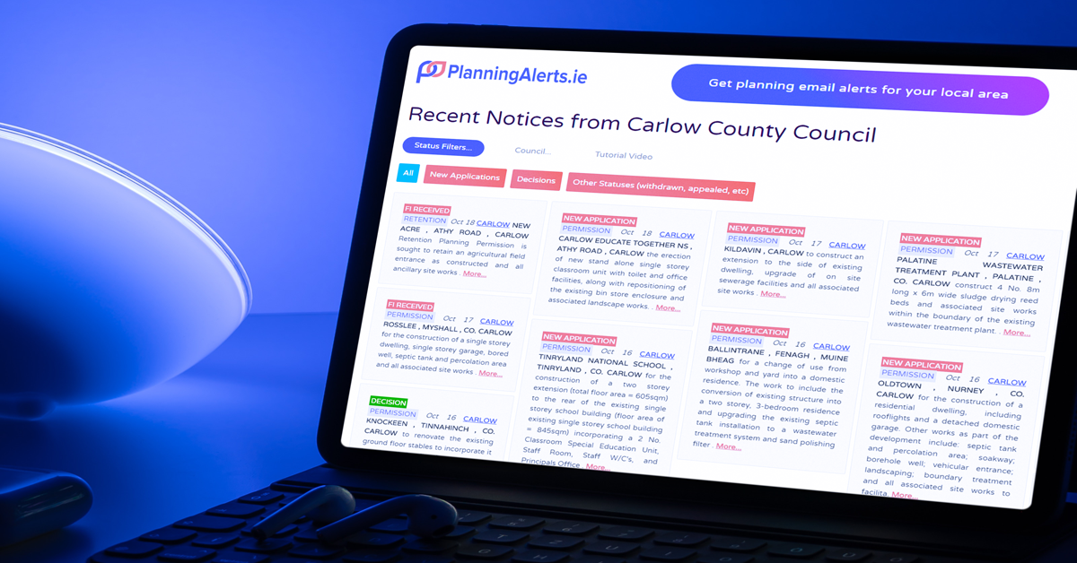 Carlow County Council Application Finalised At Ballon Hill